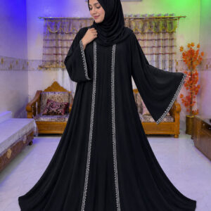 Umbrella Abaya Black